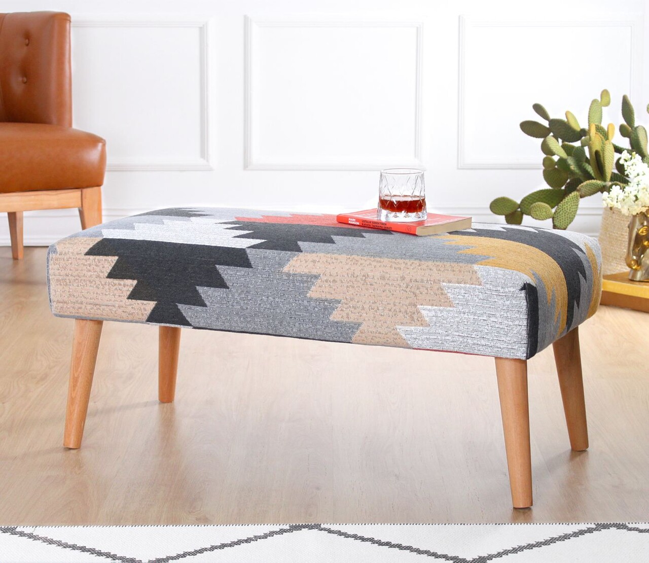 Banca, Atelier del Sofa, 209FLF1436, 50% bumbac, 50% in, Multicolor - imagine 6